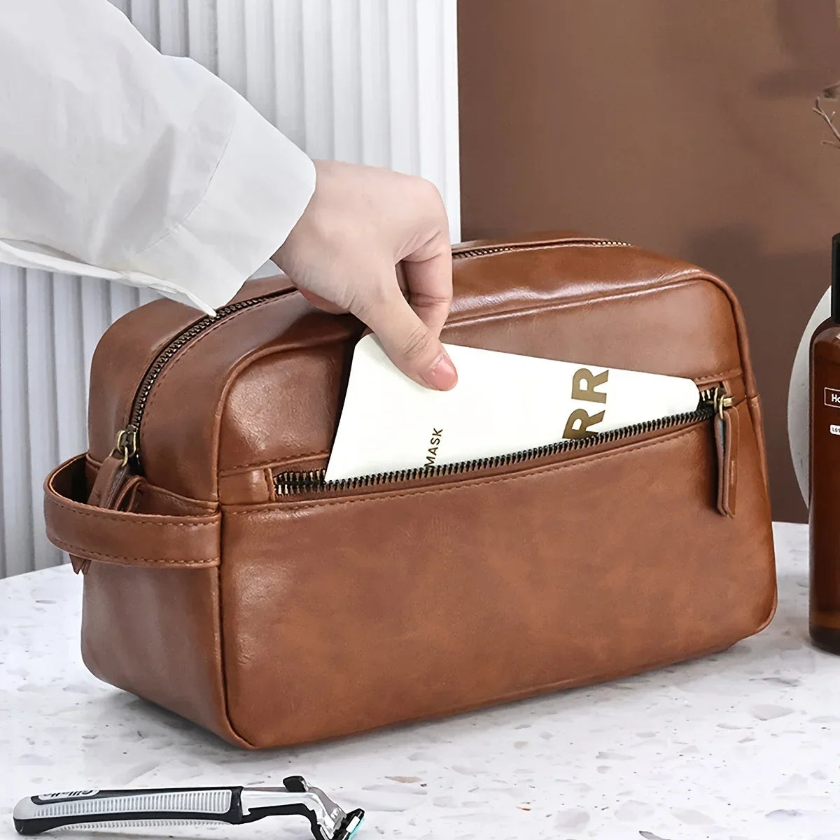 Trousse de toilette pour homme